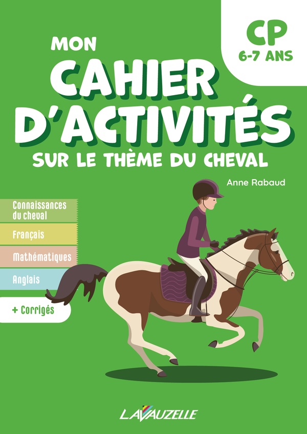 Mon cahier d'activités sur le thème du cheval CP Anne Rabaud