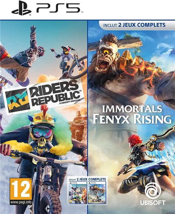 Compilation Riders Republic + Immortals Fenyx Rising - Jeux PS5
