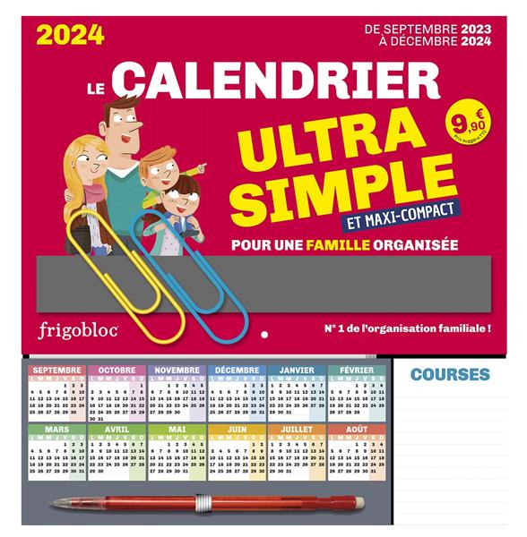 Frigobloc le calendrier ultra simple et maxi-compact pour une