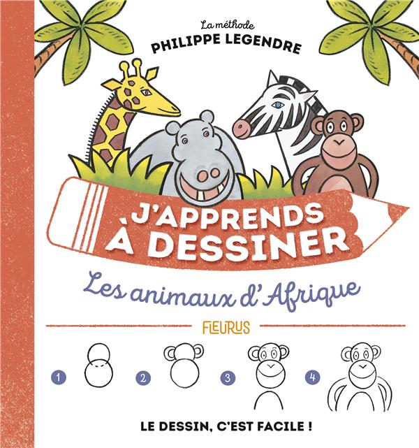 COLORIAGE Adultes Et Enfants NUMERO D'ART, les animaux d'Afrique