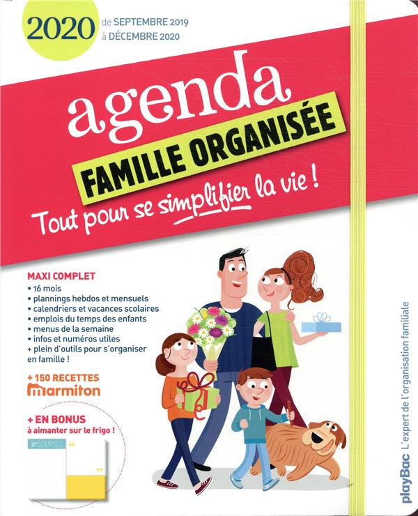 Agenda 2024 de la famille organisée ! (de sept. 2023 à déc. 2024) - Playbac