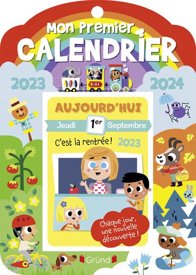 Mon premier calendrier (édition 2023/2024) - Agenda 2023 - Agendas -  Calendriers