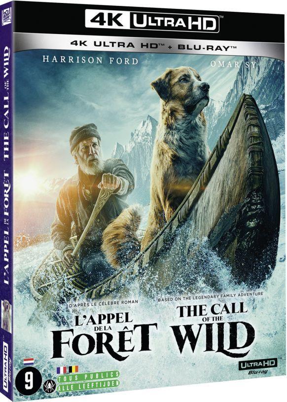 L'appel de la foret Blu-ray DVD 4K Ultra HD Harrison Ford Omar Sy