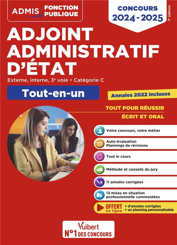 Concours adjoint administratif d'État Catégorie C toutenun concours