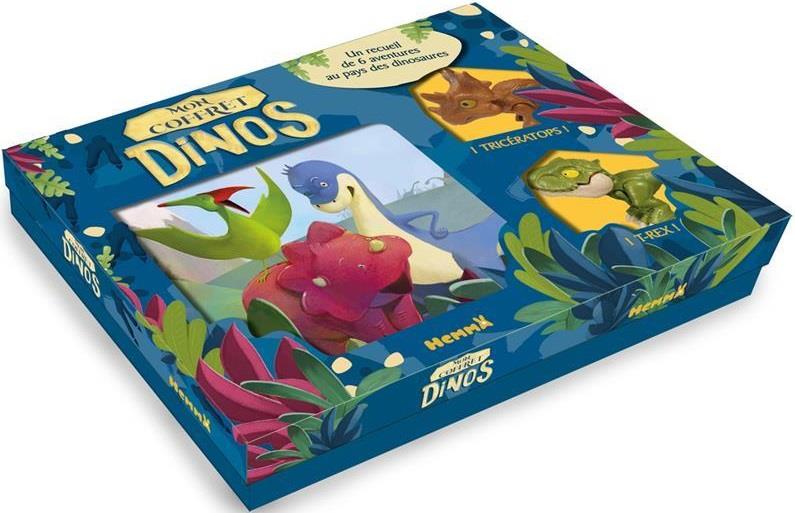 Les dinosaures - Mon coffret livre et jeux