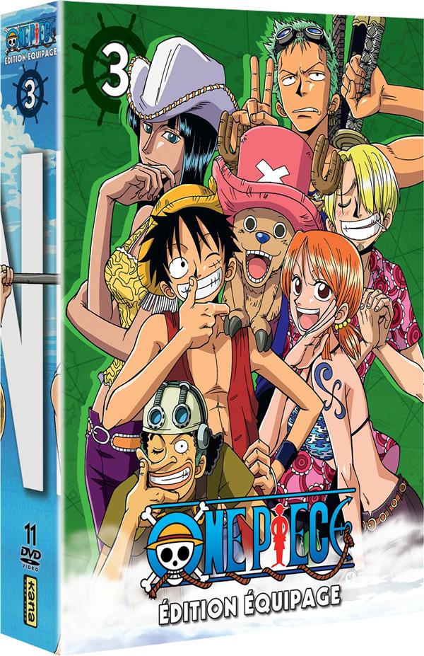 One Piece - Édition équipage - Coffret 3 - 11 DVD - Manga animé - Films DVD  & Blu-ray
