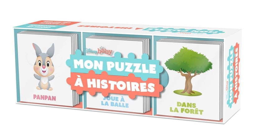 DISNEY - Mon Petit Livre Puzzle - 5 puzzles 9 pièces - Panpan