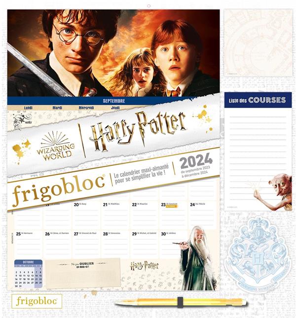 Harry Potter : frigobloc mensuel (édition 2024)