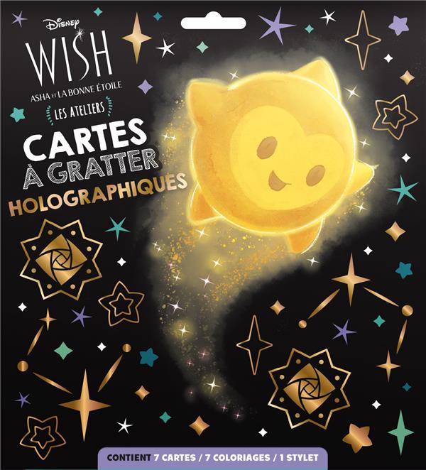 Mes coloriages avec stickers : Wish, Asha et la bonne étoile