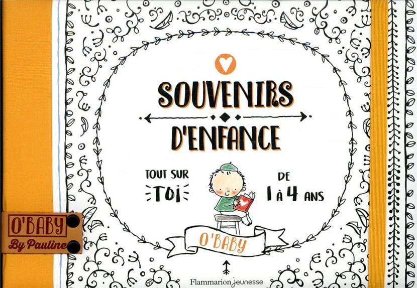 Livre souvenirs d'enfant, de la conception à ses 10 ans. Made in France