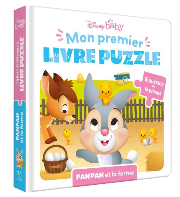 Mon premier livre puzzle : Disney Baby : Panpan et la ferme