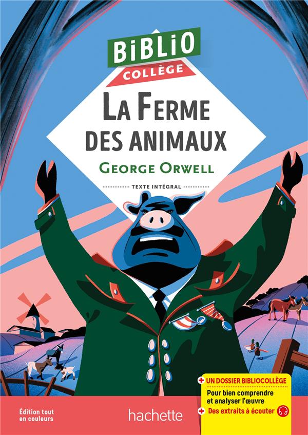 La ferme des animaux, de George Orwell, illustré par Quentin Gréban  (Mijade, 2021) – L'île aux trésors – Lectures et aventures du soir