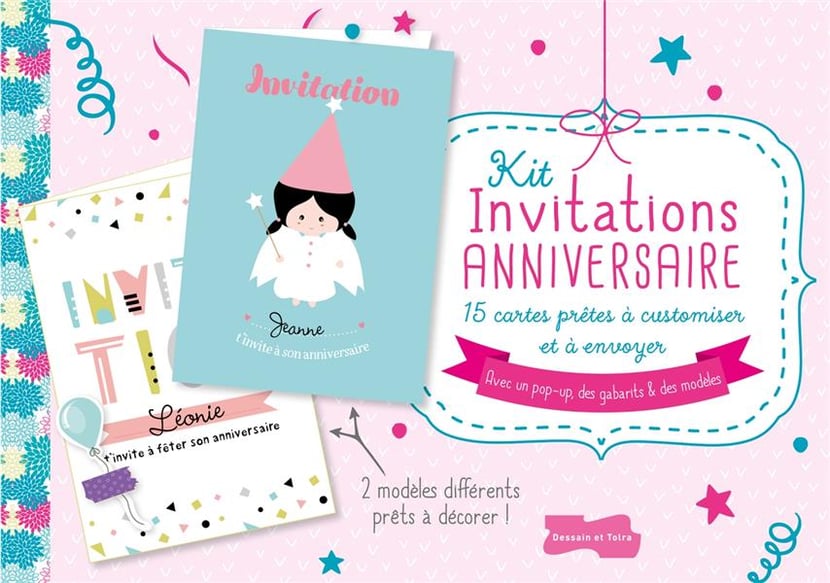 Kit invitations anniversaire : Collectif - 2295006945