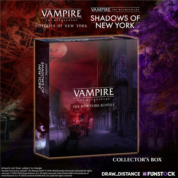 Vampire the Masquerade Coteries and Shadows of New York Collectors Edition,  Nintendo Switch, Funstock, 5056607400229 