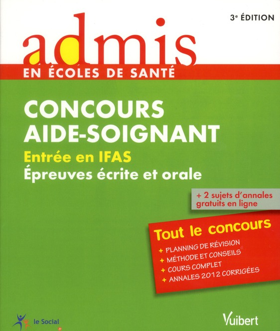 Concours Aide Soignant Entrée En Ifas épreuves écrites Et Orales Tout Le Concours 3e 8695