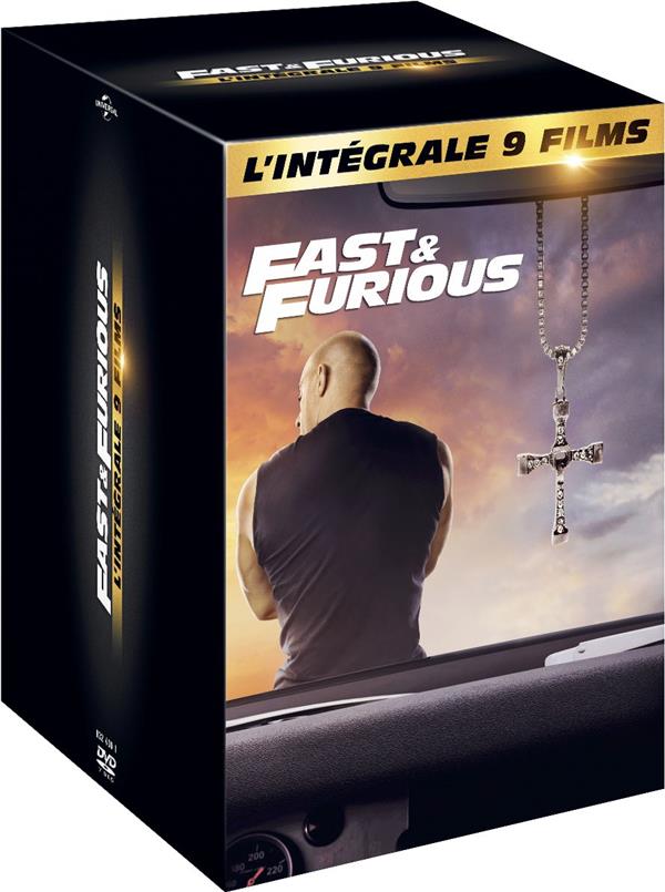 Collection de 10 films Fast & Furious (coffret DVD de 10 disques)