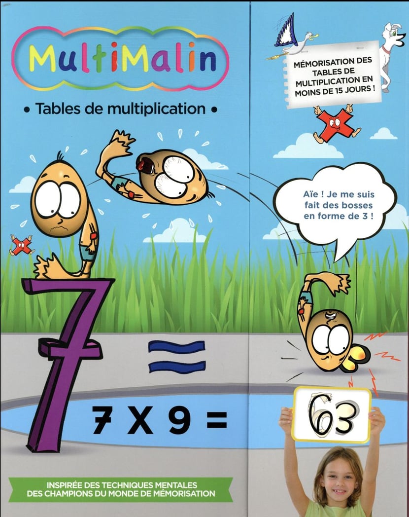 Multimalin Tables de multiplication - Pack le cahier Matthieu
