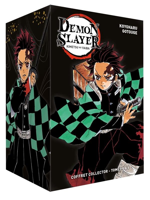 Demon slayer - coffret vol.1 - tomes 1 a 6 : Koyoharu Gotôge - Mangas  Shonen