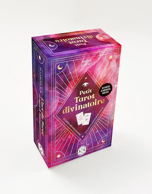Ancien jeu de cartes divinatoires incomplet de marque BP sans