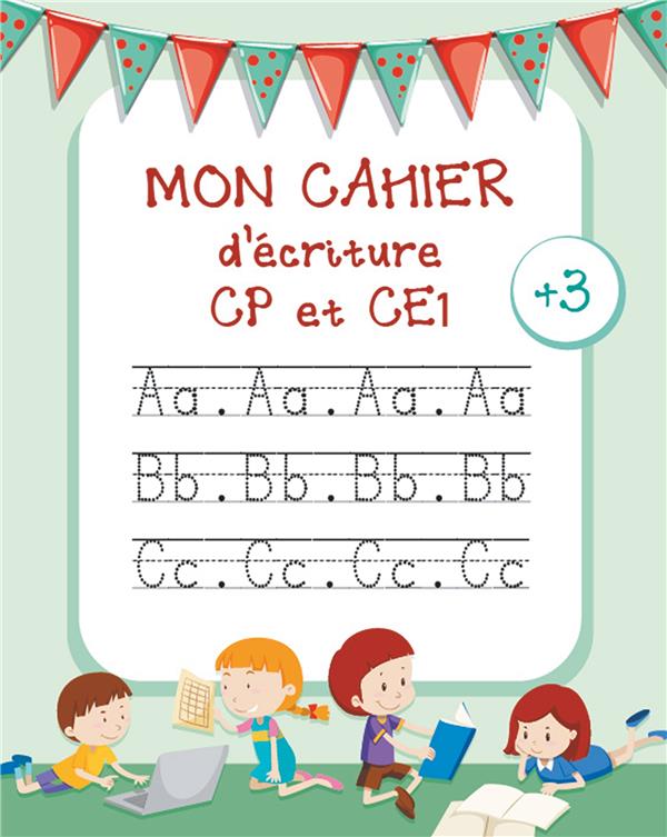 Cahier d'écriture cursive DYS: Apprentissage des lettres de l'alphabet avec  lignes en couleurs - Idéal pour enfants dyspraxique - CP CE1 CE2 (French
