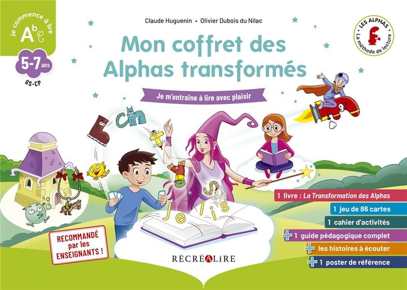 Le Livre Des Alphas - Apprendre à lire  avec plaisir ! (CD Claude  Huguenin - les Prix d'Occasion ou Neuf