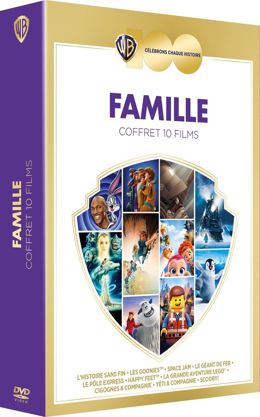 100 ans Warner - Coffret 10 films - Famille - DVD Jeunesse