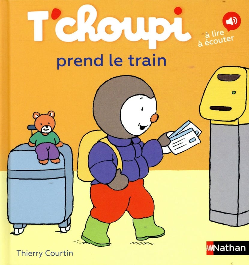 T'choupi prend le train : Thierry Courtin - 2092574248 - Livres pour  enfants dès 3 ans