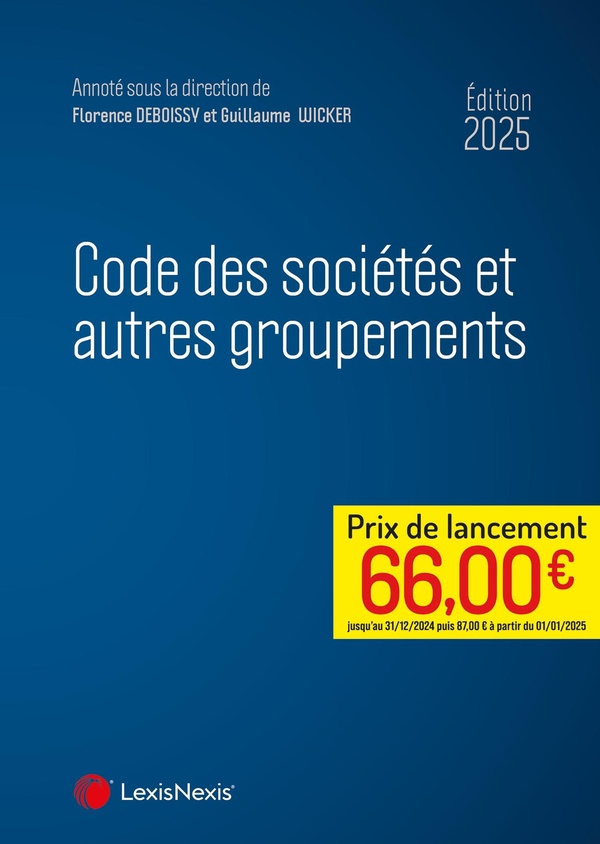 Code des sociétés et autres groupements (édition 2026