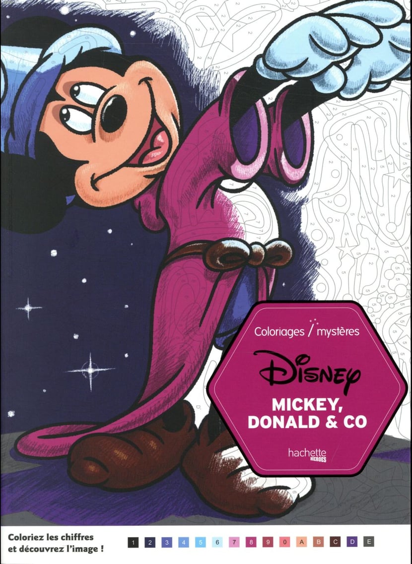 Coloriages mystères disney - mickey, donald & co : Jérémy Mariez - Livres  jeux et d'activités