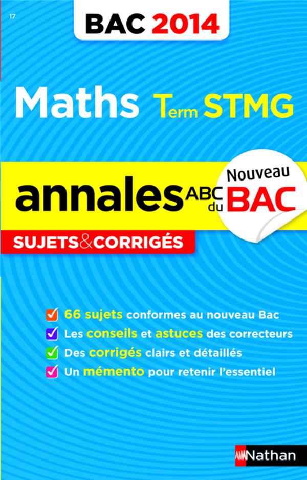 Annales ABC du BAC 2024 - Maths Tle - Sujets et corrigés