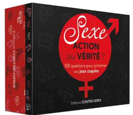 Sexe : action ou vérité - 100 questions pour pimenter vos jeux coquins :  Collectif - 2849335398 - Livre Vie de couple - Sexualité