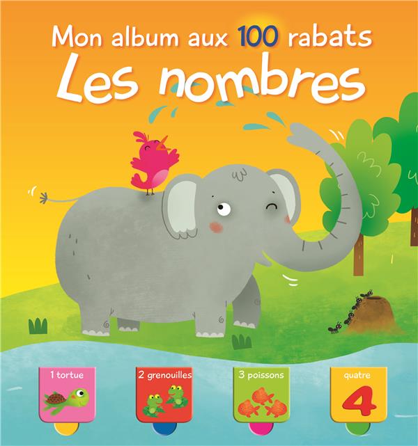 Livre enfant cartonné - Mon livre aux 90 rabats - Les nombres