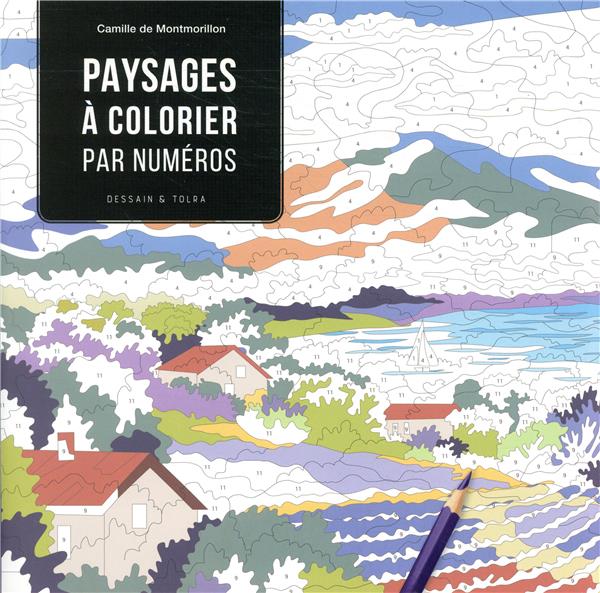 Maison de paysage Bricolage Coloriage Peinture Par Numéro Pour