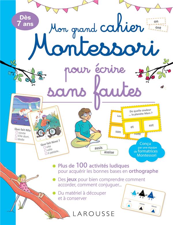 Livre Ma maternelle avec Montessori 3/4 ans - Larousse Jeunesse