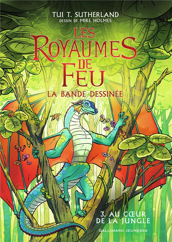 Les royaumes de feu Tome 3 : Au coeur de la jungle : Tui T. Sutherland -  2075138974 - BD Jeunesse