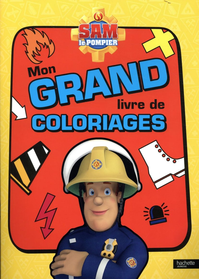 Sam le pompier : mon grand livre puzzle