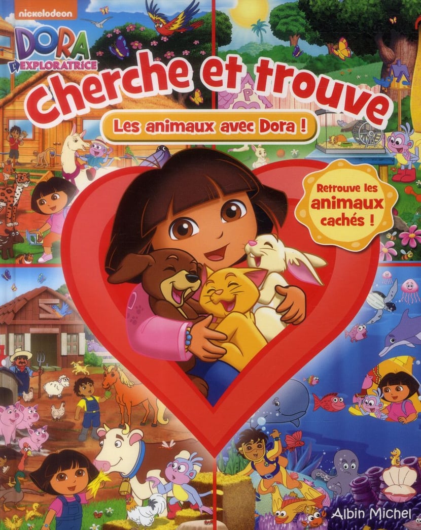 Cherche et trouve les animaux de Dora : Collectif - 2226313419 - Livres ...