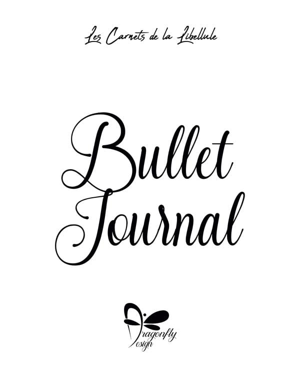 Bullet journal - personnalise - carnet a spirales, 200 pages pointillees,  17x22cm : Design Dragonfly - 2322455458