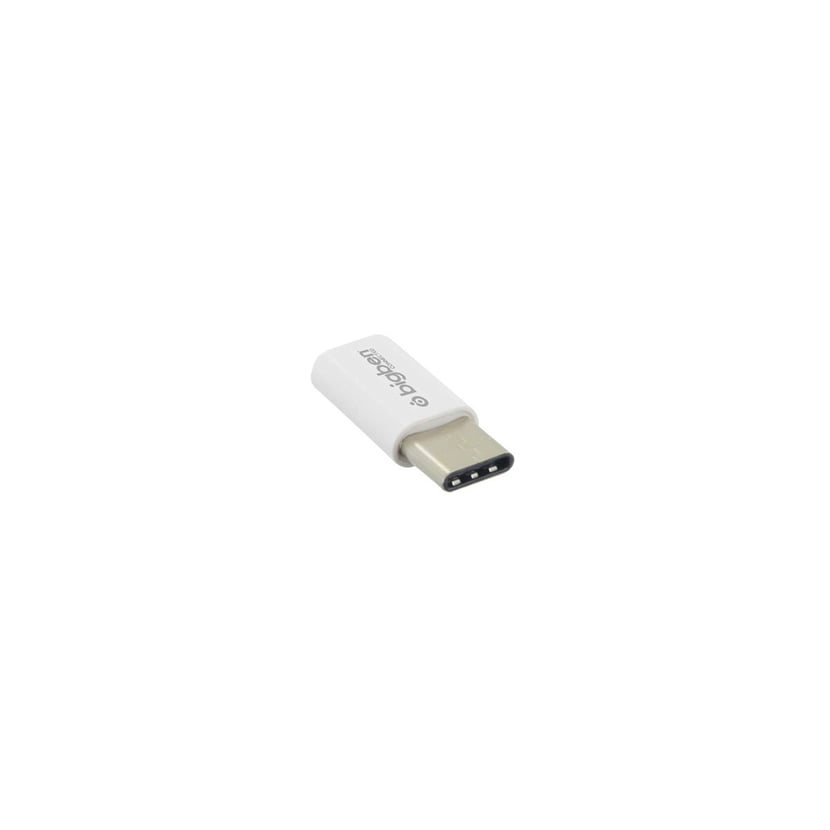 Adaptateur micro USB/USB C blanc - Connectique - Hub - Accessoires  bureautiques - Matériel Informatique High Tech