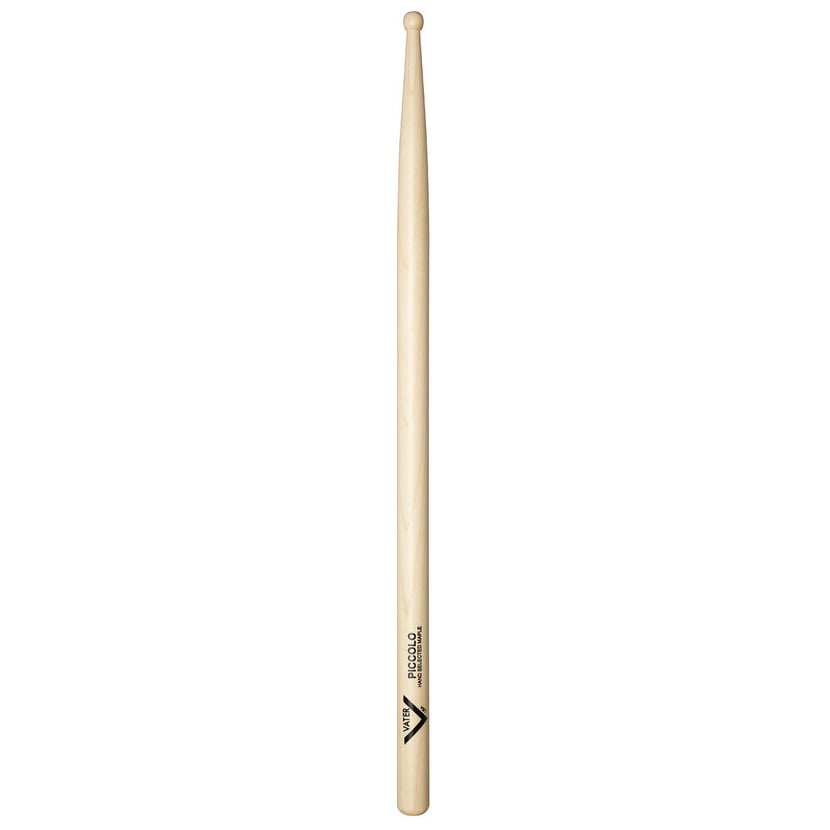 Vater Sugar Maple Piccolo VSMPW – Baguettes Batterie Érable Léger, Pointe Bois Boule, Précision Exceptionnelle
