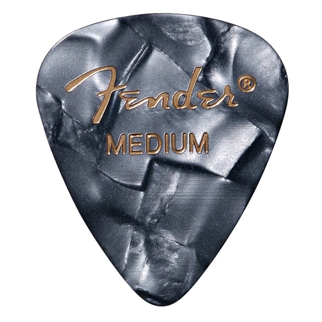 Fender - Blue Moto 351 Shape Premium - Médiator medium noir x 12
