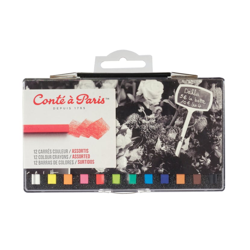 Conte a Paris Pastel Crayons Couleurs Assorties Pack De 6