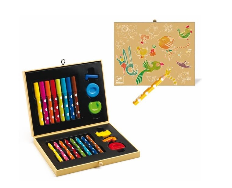 La Grande Boîte de couleurs - Coffret en bois de nécessaire à dessin - –  GRAFFITI