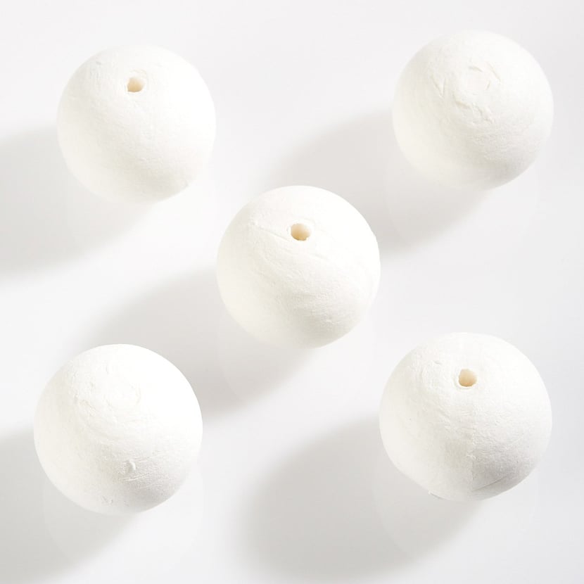 Set de 5 boules de coton diamètre 5 cm - Créalia