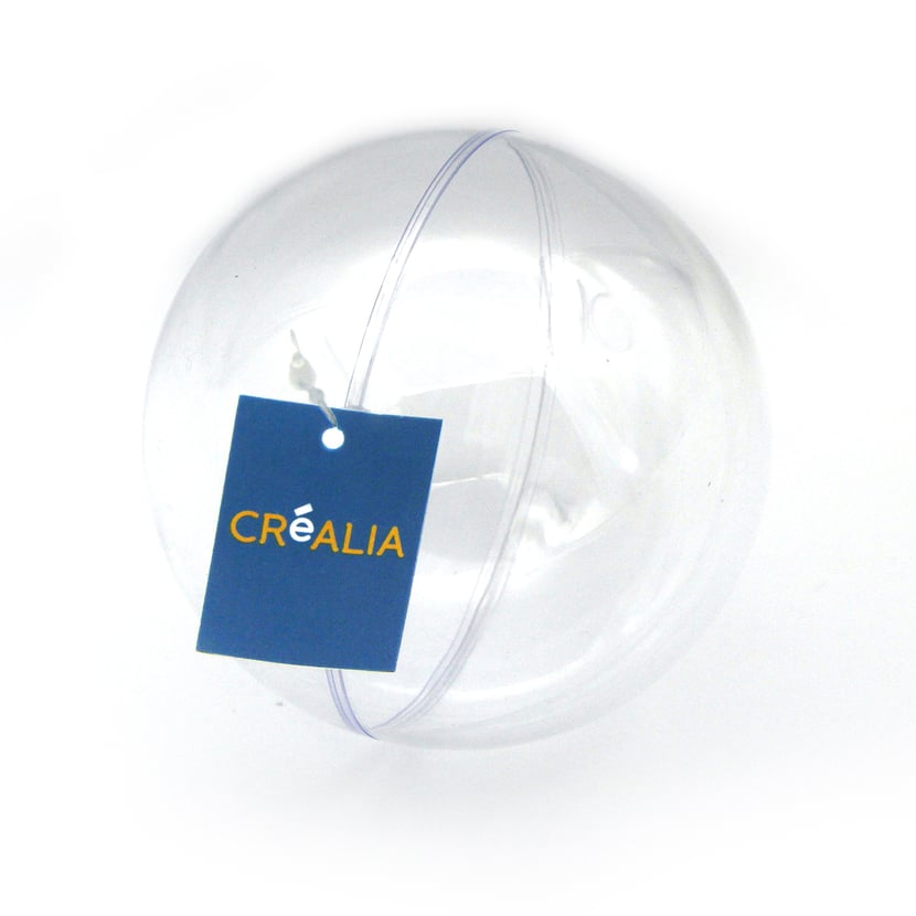 Lot De 10 Boules Transparentes En Plastique à Remplir Pour Porte-clés DIY - 2cm, Avec Anneau