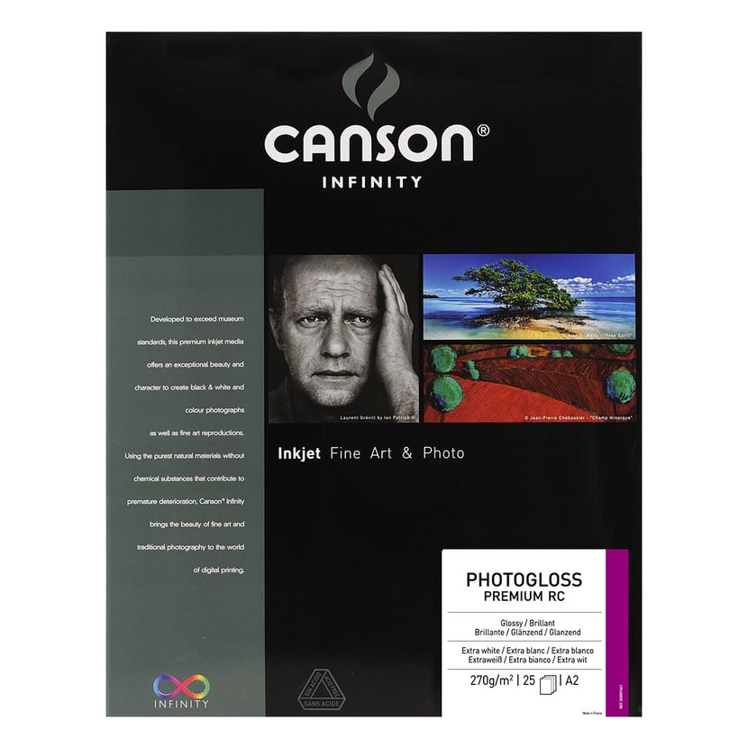 Papier A2 beaux-arts lisse Premium Canon FA-SM2 - 25 feuilles