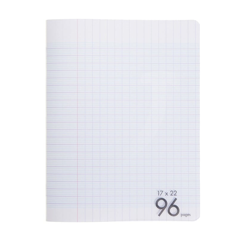Cahier grands carreaux seyes: 17 x 22 cm petit format 96 pages (French  Edition)