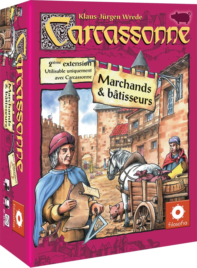 Acheter Carcassonne Jeu de Société Occasion - L'Atelier du Jouet