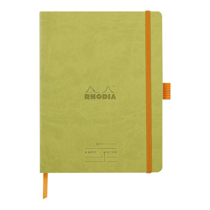 Carnet - Format A5 14.8 x 21 cm - Meeting - Rhodia - 160 pages meeting -  Vert anis