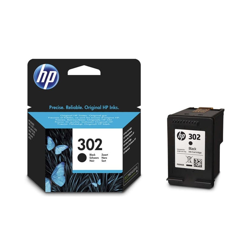 HP 302 Pack 2 Cartouches d'Encre Noire + Trois Couleurs NEUF